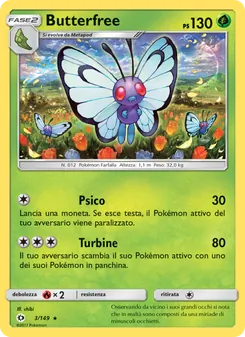Butterfree (Sole e Luna #3/149)