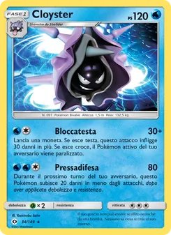 Cloyster (Sole e Luna #34/149)