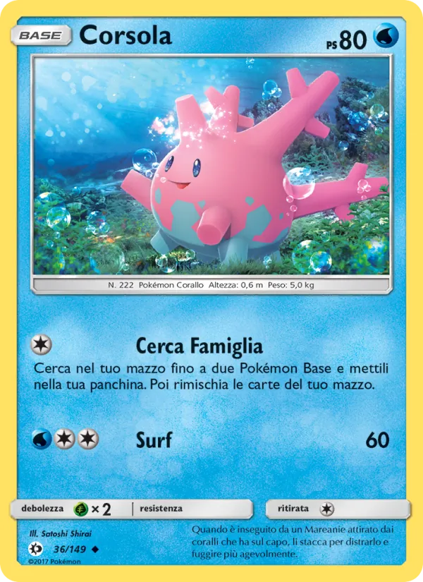 Corsola (Sun & Moon #36/149)