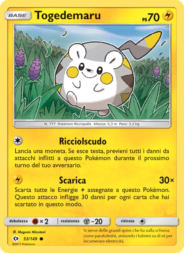 Togedemaru (Sole e Luna #53/149)