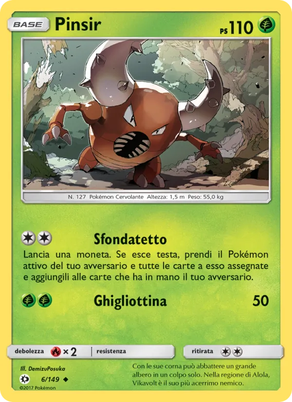 Pinsir (Sole e Luna #6/149)