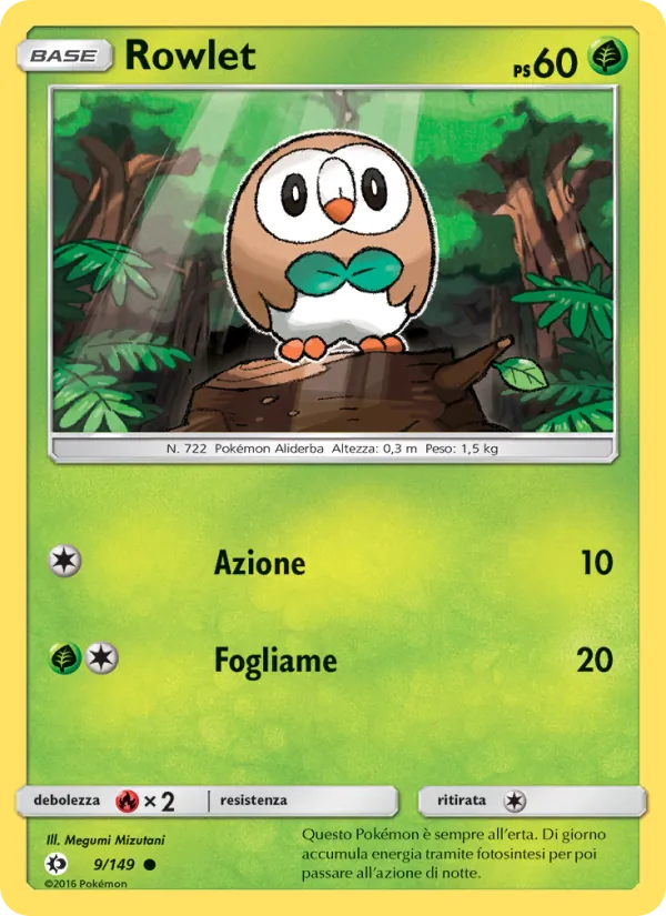 Rowlet (Sole e Luna #9/149)