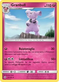 Granbull (Sole e Luna #91/149)