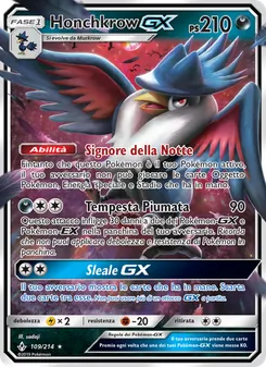 Honchkrow GX (Legami Inossidabili #109/214)