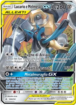 Lucario e Melmetal GX (Legami Inossidabili #120/214)