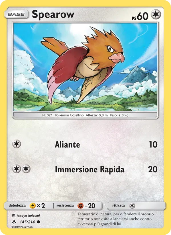 Spearow (Legami Inossidabili #145/214)