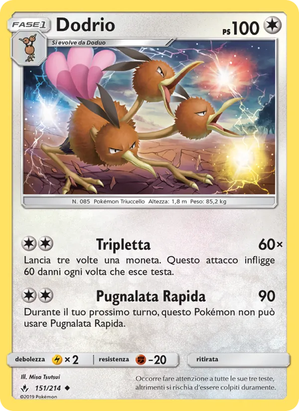 Dodrio (Unbroken Bonds #151/214)