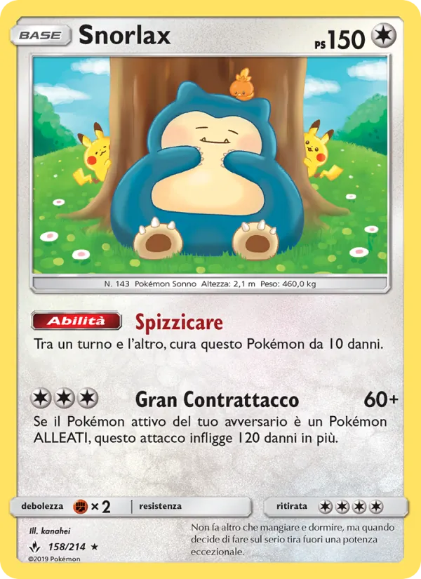 Snorlax (Legami Inossidabili #158/214)