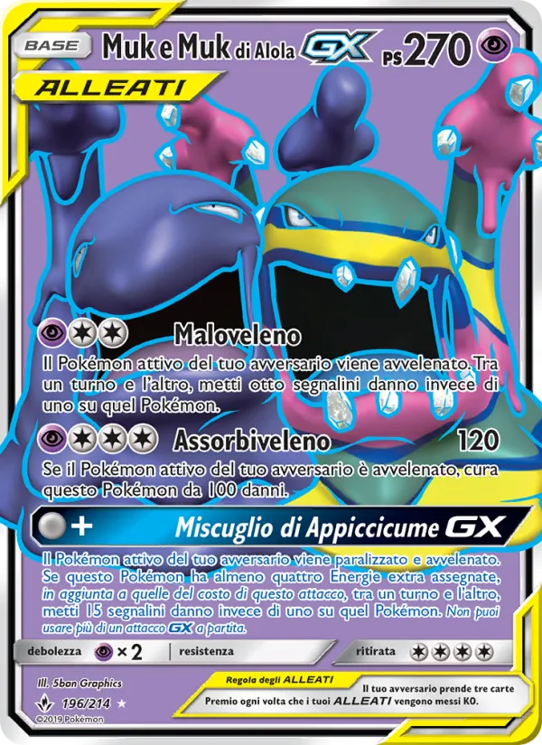 Muk e Muk di Alola GX (Legami Inossidabili #196/214)