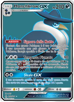 Honchkrow GX (Legami Inossidabili #202/214)