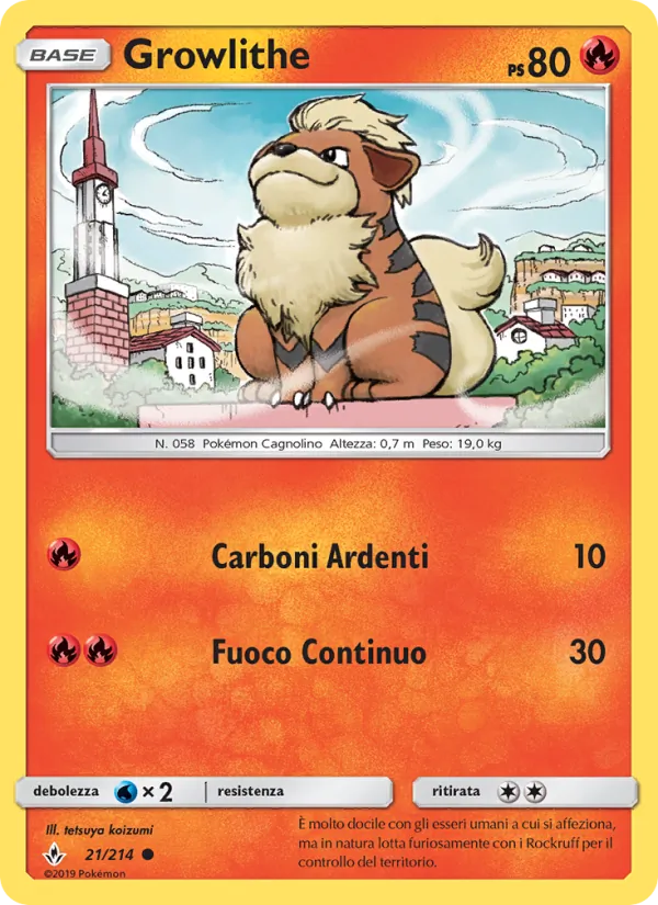 Growlithe (Unbroken Bonds #21/214)