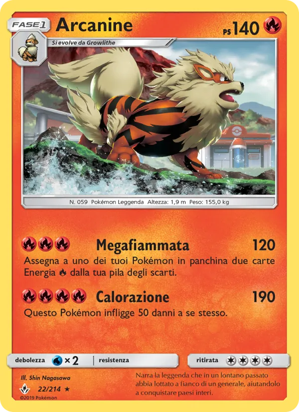 Arcanine (Legami Inossidabili #22/214)