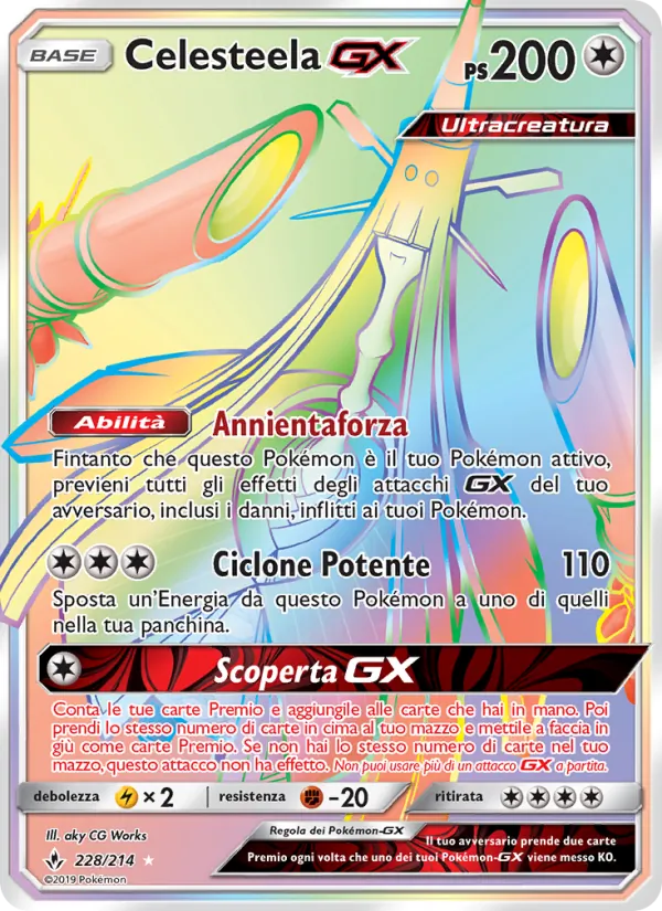 Celesteela GX (Unbroken Bonds #228/214)