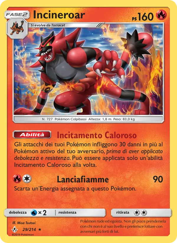 Incineroar (Unbroken Bonds #29/214)