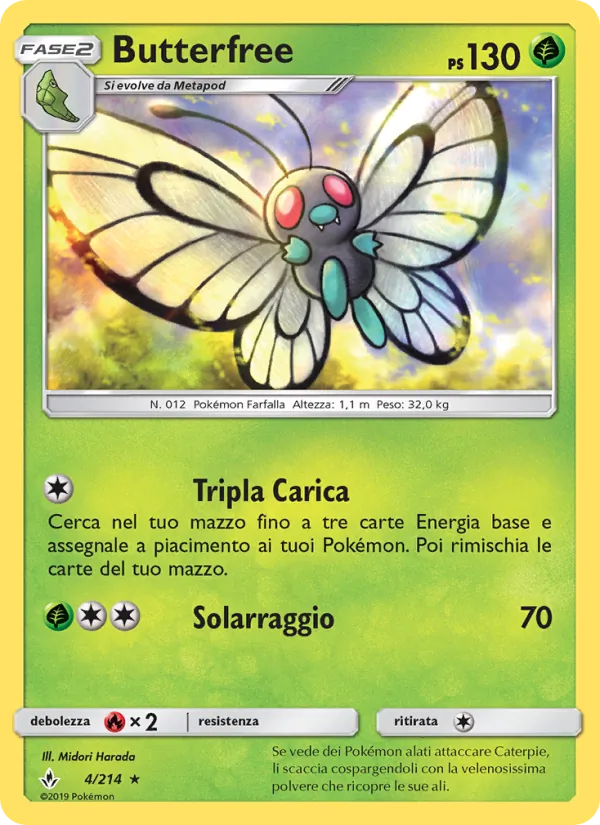 Butterfree (Legami Inossidabili #4/214)