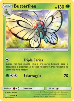 Butterfree (Legami Inossidabili #4/214)