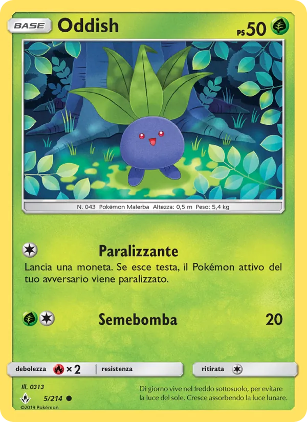 Oddish (Legami Inossidabili #5/214)