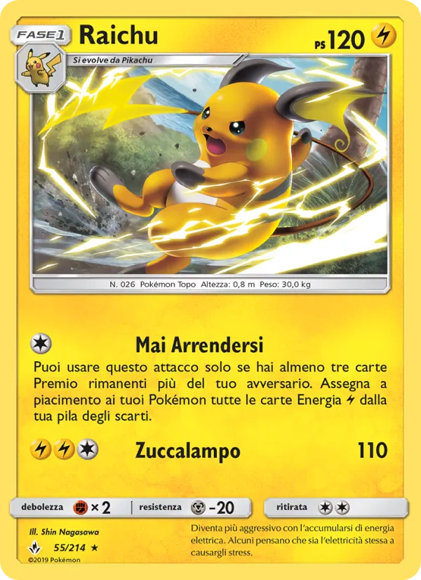 Raichu (Legami Inossidabili #55/214)