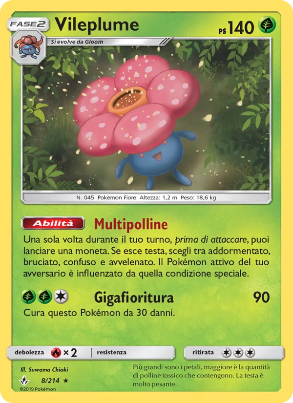 Vileplume (Legami Inossidabili #8/214)