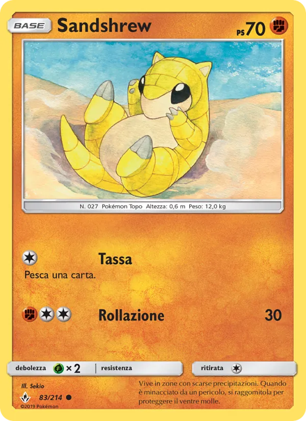 Sandshrew (Legami Inossidabili #83/214)