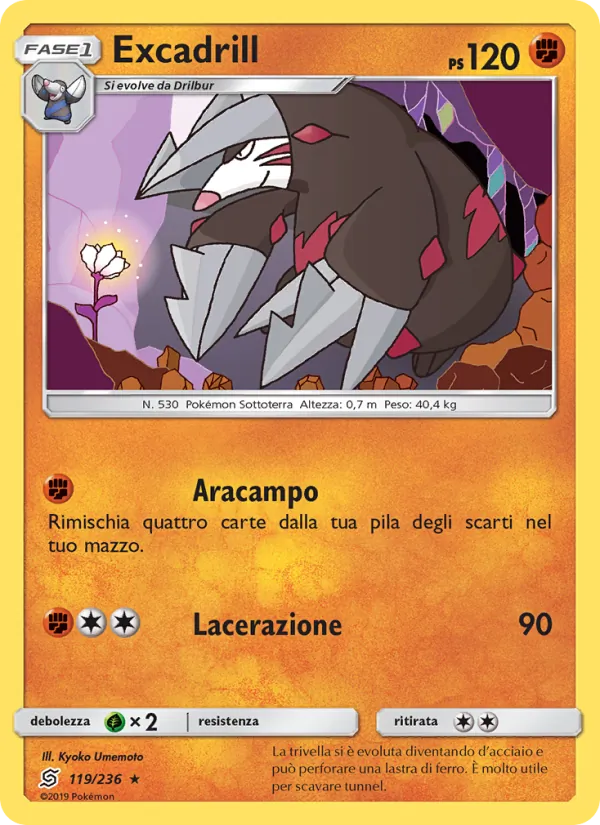 Excadrill (Unified Minds #119/236)