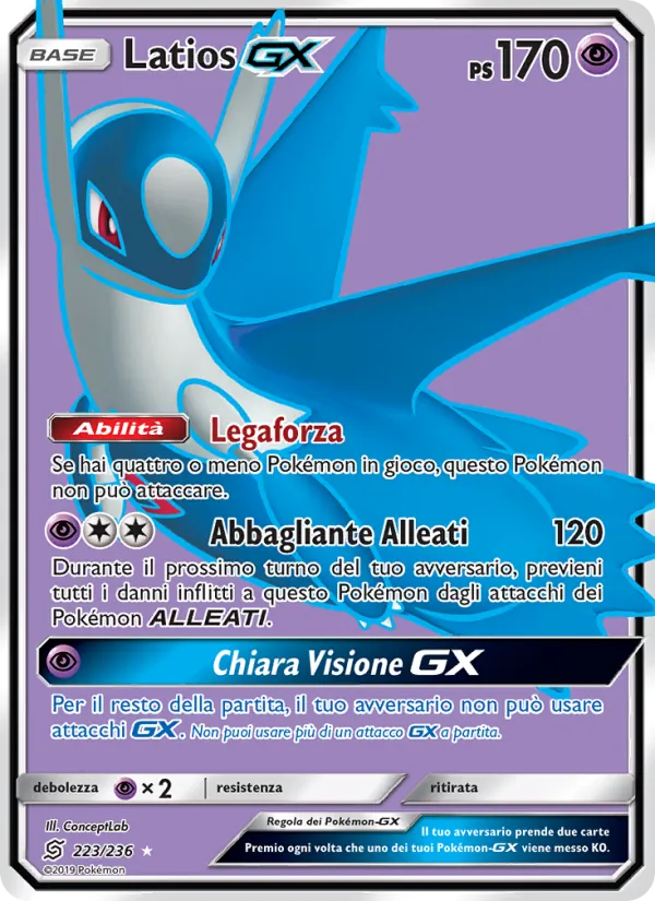 Latios GX (Unified Minds #223/236)