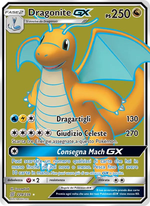 Dragonite GX (Unified Minds #229/236)