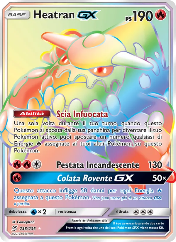 Heatran GX (Unified Minds #238/236)