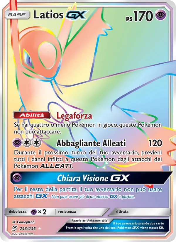 Latios GX (Sintonia Mentale #243/236)