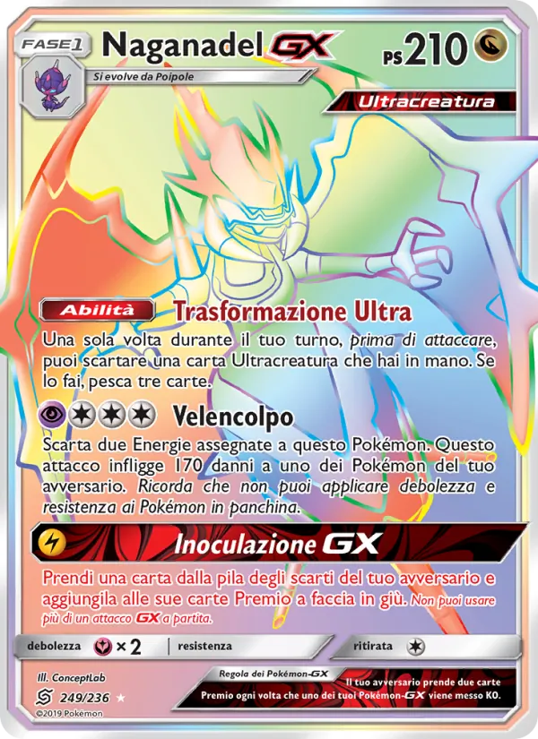 Naganadel GX (Sintonia Mentale #249/236)