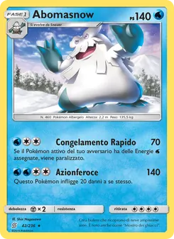 Abomasnow (Sintonia Mentale #42/236)