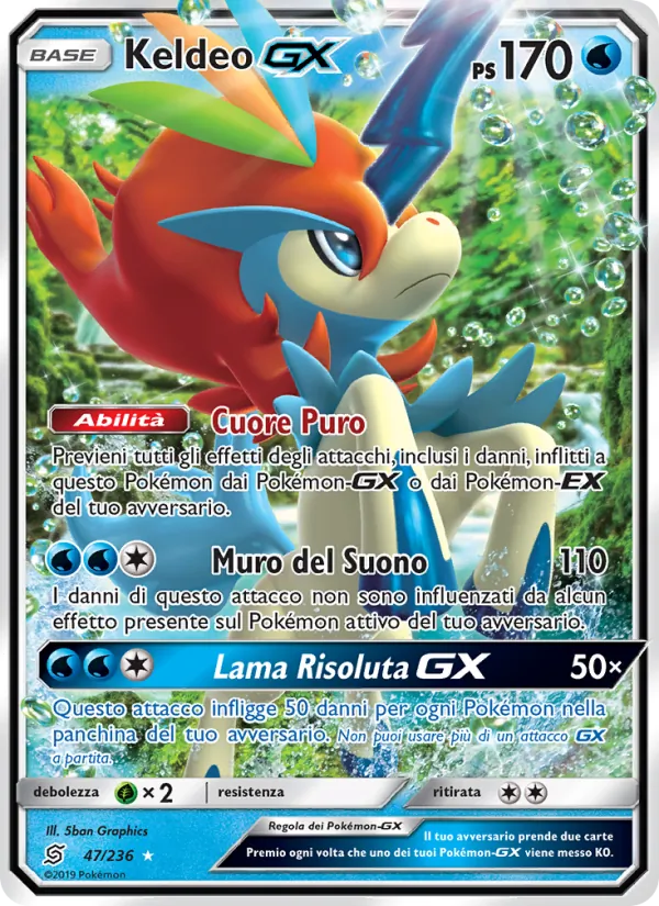 Keldeo GX (Sintonia Mentale #47/236)