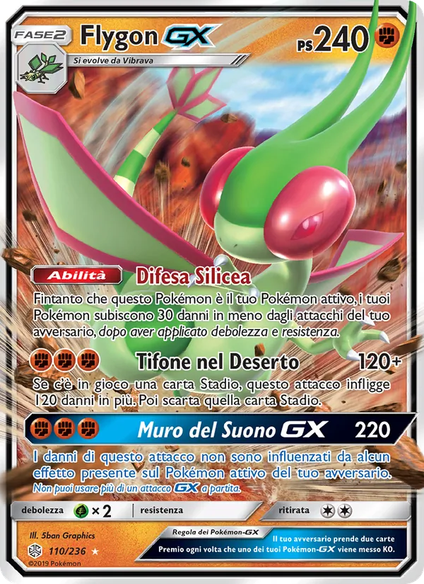 Flygon GX (Eclissi Cosmica #110/236)