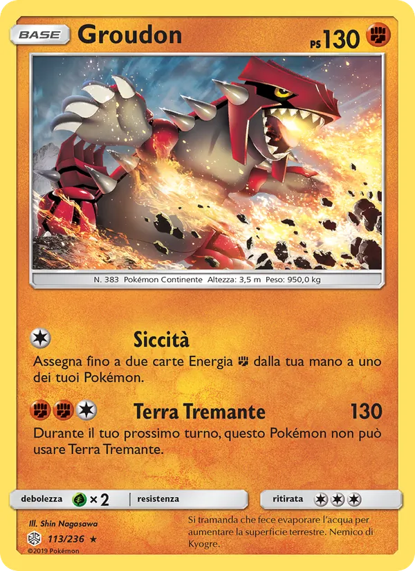 Groudon (Eclissi Cosmica #113/236)