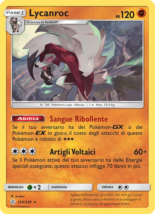 Lycanroc (Eclissi Cosmica #124/236)