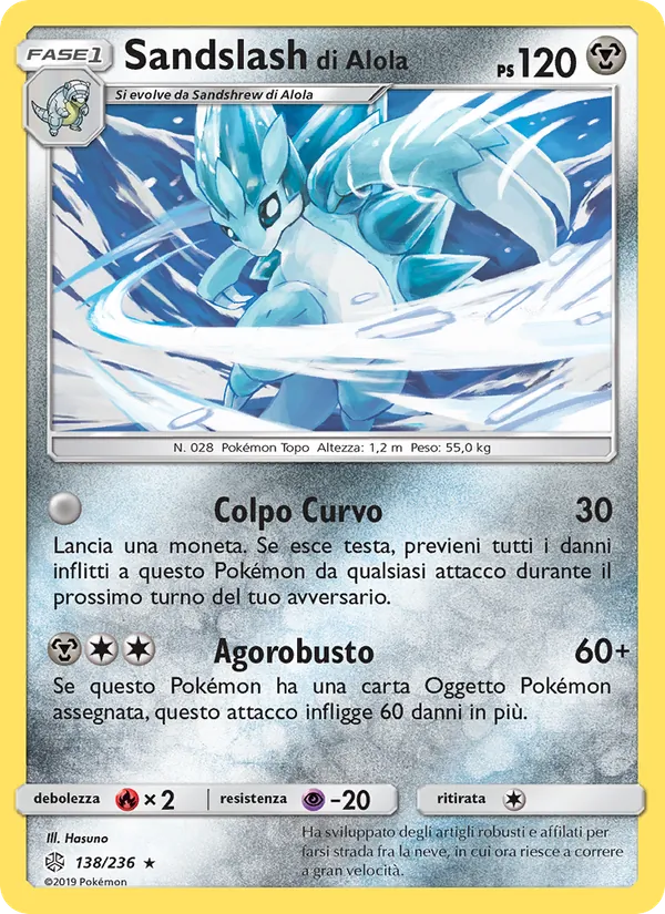Sandslash di Alola (Cosmic Eclipse #138/236)