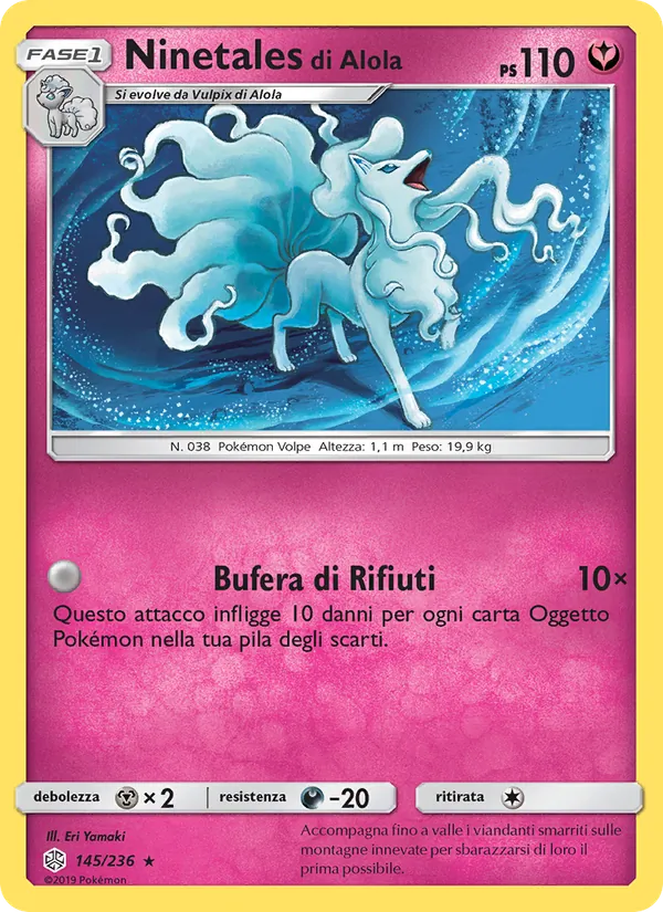 Ninetales di Alola (Eclissi Cosmica #145/236)