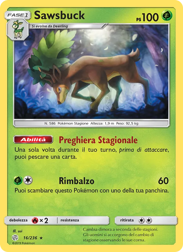 Sawsbuck (Eclissi Cosmica #16/236)