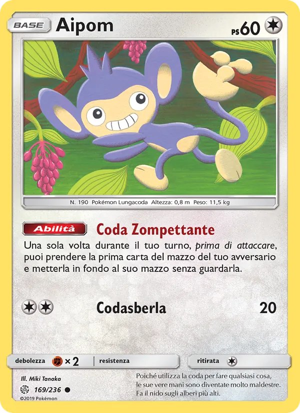 Aipom (Cosmic Eclipse #169/236)