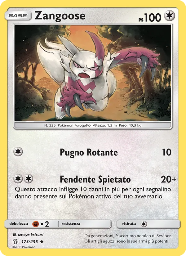 Zangoose (Eclissi Cosmica #173/236)