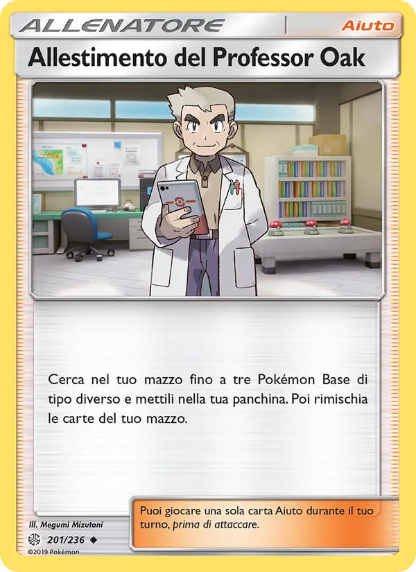 Allestimento del Professor Oak (Eclissi Cosmica #201/236)