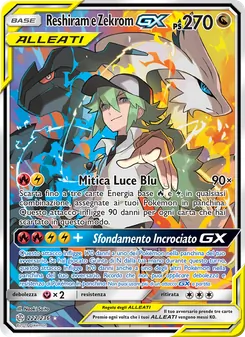 Reshiram e Zekrom GX (Eclissi Cosmica #222/236)