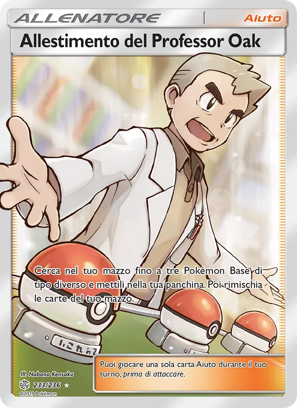 Allestimento del Professor Oak (Eclissi Cosmica #233/236)