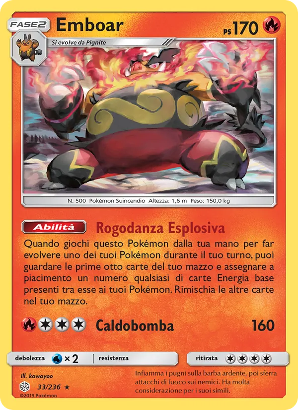Emboar (Cosmic Eclipse #33/236)