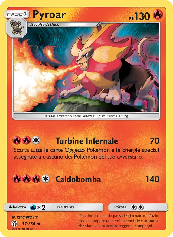 Pyroar (Cosmic Eclipse #37/236)