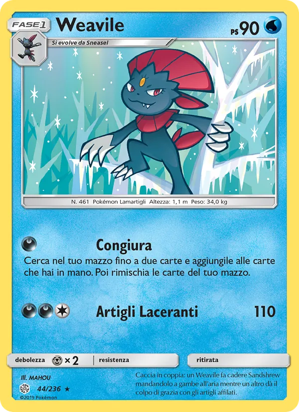 Weavile (Eclissi Cosmica #44/236)