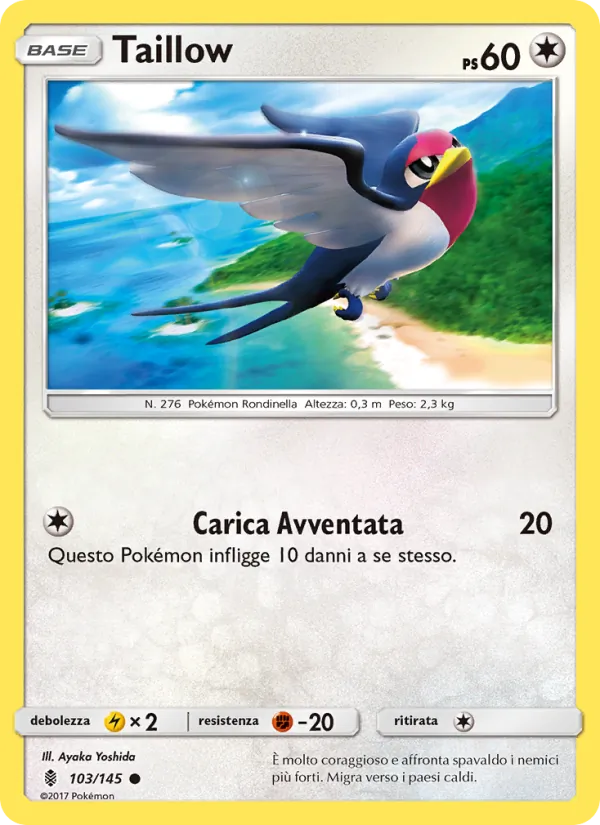 Taillow (Guardiani Nascenti #103/145)