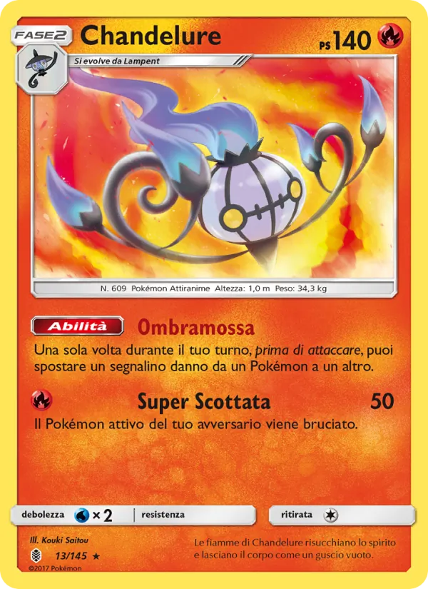 Chandelure (Guardiani Nascenti #13/145)