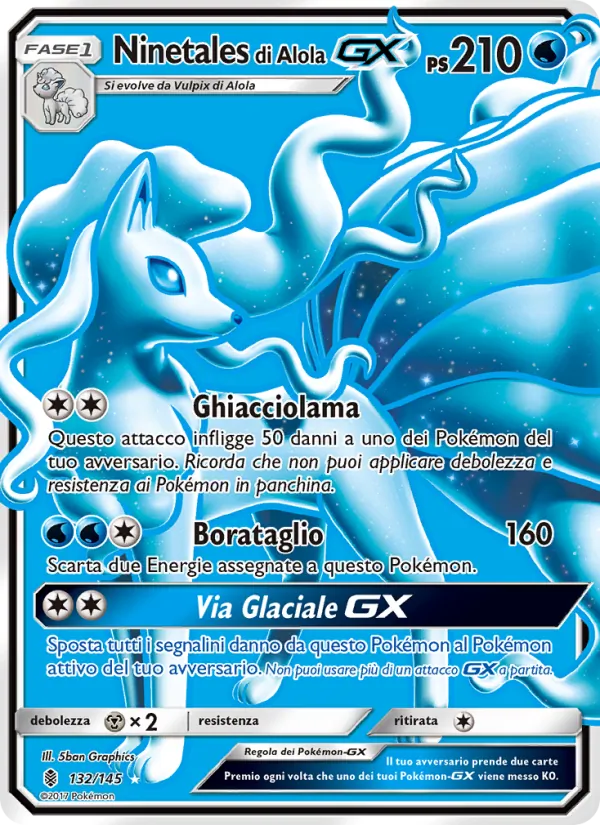 Ninetales di Alola GX (Guardiani Nascenti #132/145)