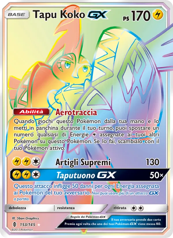 Tapu Koko GX (Guardiani Nascenti #153/145)